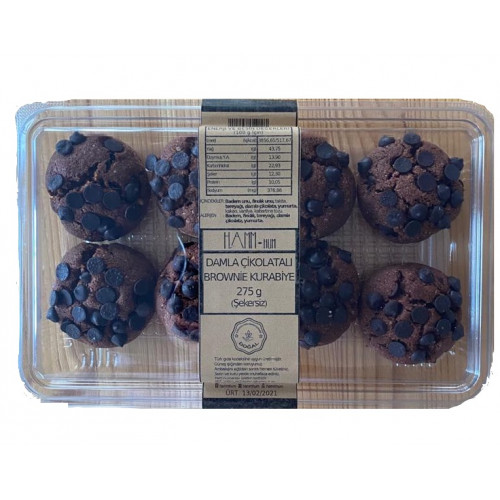 Damla Çikolatalı Brownie Kurabiye-275g